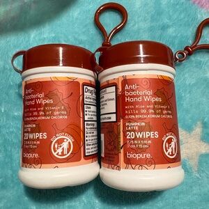 Biopure Pumpkin Latte Antibacterial Hand Wipes - Brown